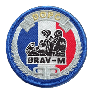 Ecusson de la BRAV-M. Compagnies d'Intervention - CI - BRAV